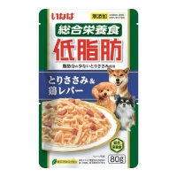 INABA влажный корм для собак Teishibo Куриное филе и куриная печень в желе, 80 г