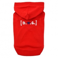PUPPIA Толстовка с капюшоном D.O.G., красная