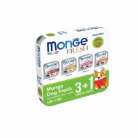 Monge Новогодний набор Fresh консервы для собак 3+1