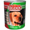 Зоогурман BIG DOG консервы для собак Индейка с белым зерном