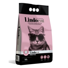 LINDOCAT Наполнитель комкующийся с ароматом детской пудры Prestige, 10 л