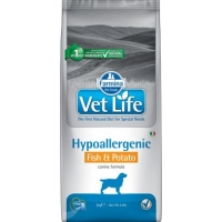 Farmina Vet Life Сухой корм для собак Hypoallergenic, рыба с картофелем