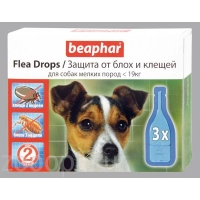 Беафар капли д/мелких собак от блох (диазинон) 3пи/уп..