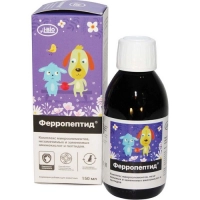 Кормовая добавка Ферропептид для собак, уп. 50 и 150 мл.