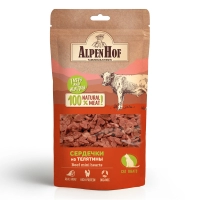 AlpenHof Лакомство Сердечки из телятины для кошек 50г, A603