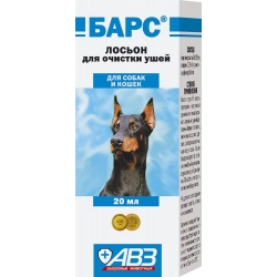 Барс лосьон для чистки ушей, флак. 20 мл