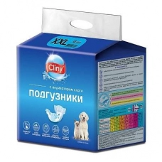 Cliny Подгузники для собак и кошек весом 25-40 кг, размер XXL