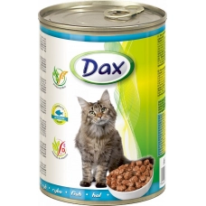 Dax консервы с рыбой для кошек, 415 г