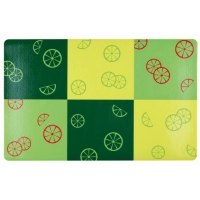Коврик Fresh Fruits под миску зеленый