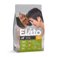 Elato Holistic корм для взрослых собак мелких пород с курицей и уткой