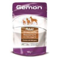 Gemon Dog Pouch паучи для собак кусочки дичи 100г
