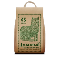 Наполнитель Пи-Пи-Бент впитывающий для туалета кошек No Name древесный 25л