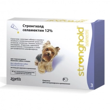 Стронгхолд, 12% 30 мг для собак 2,6-5 кг, 1 пип.