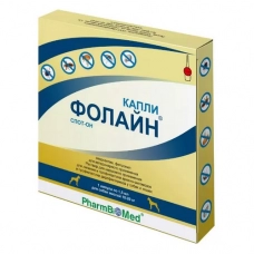 Фолайн капли на холку для собак 10-20 кг., 1,5 мл.