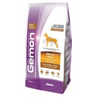 Gemon Dog Maxi корм для взрослых собак крупных пород курица с рисом 15 кг