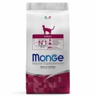 Monge Cat Indoor корм для домашних кошек 1,5 кг + В ПОДАРОК беззерновой корм из трески для взрослых кошек 1,5 кг