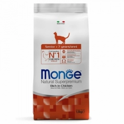 Monge Cat Senior корм для пожилых кошек 1,5 кг
