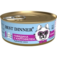 Best Dinner Exclusive Vet Profi Urinary консервы для собак Говядина с картофелем
