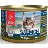 Blitz Holistic консервы для кошек нежное суфле Лосось с креветками, 200 г