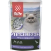 Blitz Holistic Sterilised пауч для стерил. кошек и кастр. котов кусочки в соусе Утка с лососем, 24 шт