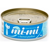 MI-MI консервы для кошек и котят с белой рыбой