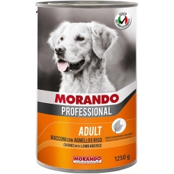 Morando Professional консервы для собак с кусочками Ягненка и рисом