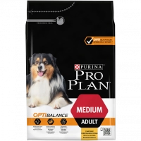 Pro Plan сухой корм для собак ср.пород курица рис