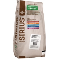 Sirius Breeder сухой корм для щенков и молодых собак Ягненок с рисом