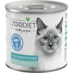 ZOODIET Food Sensitivities Veal&Heart консервы для кошек с чувствительным пищеварением