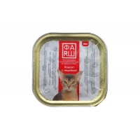 Паштет для кошек ФАРШ с индейкой, 100 гр