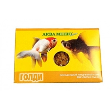 Корм для золотых рыб АКВА МЕНЮ Голди, хлопья, 25 г